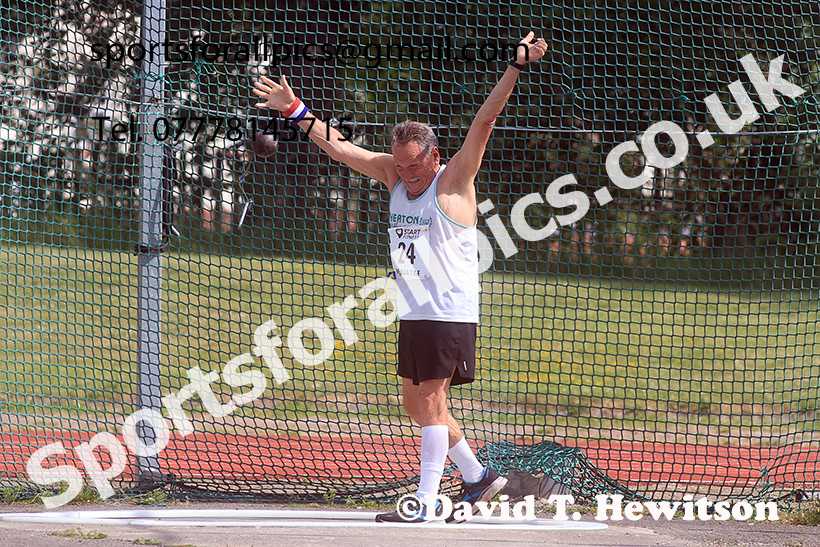 Hammer, 2025 NEMAA Track and Field, Monkton. Photo: David T. Hewitson/Sports for All Pics